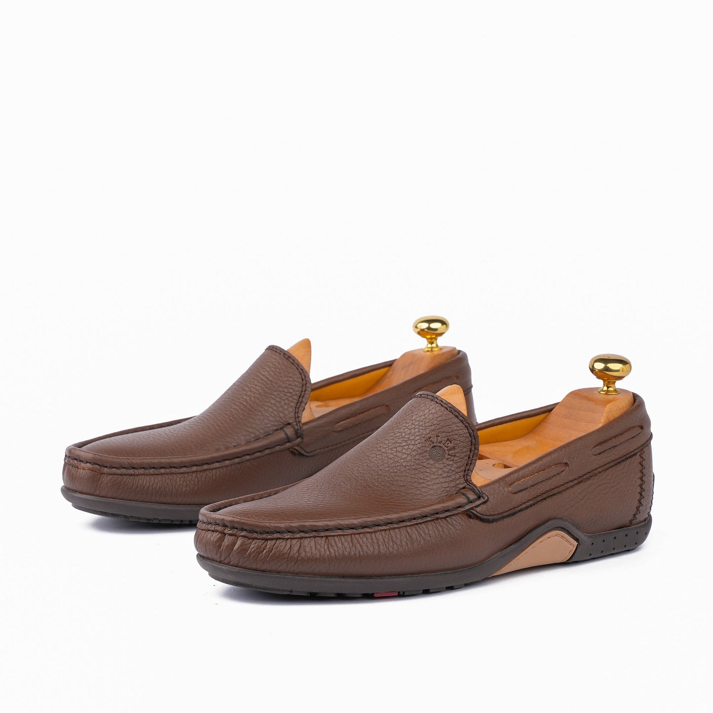 Grand Seigneur BMN Mocassin En Cuir Tabac