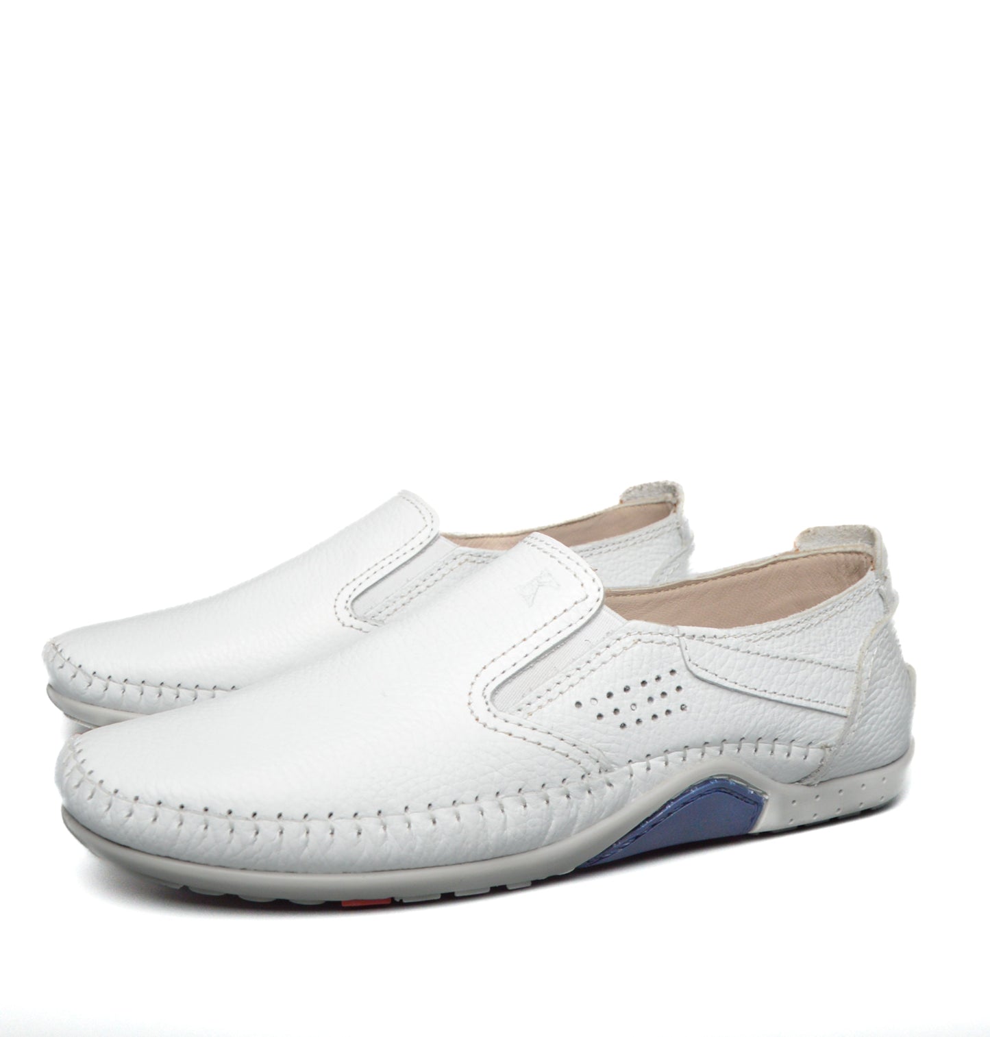 Grand Seigneur S Mocassin En Cuir BLANC