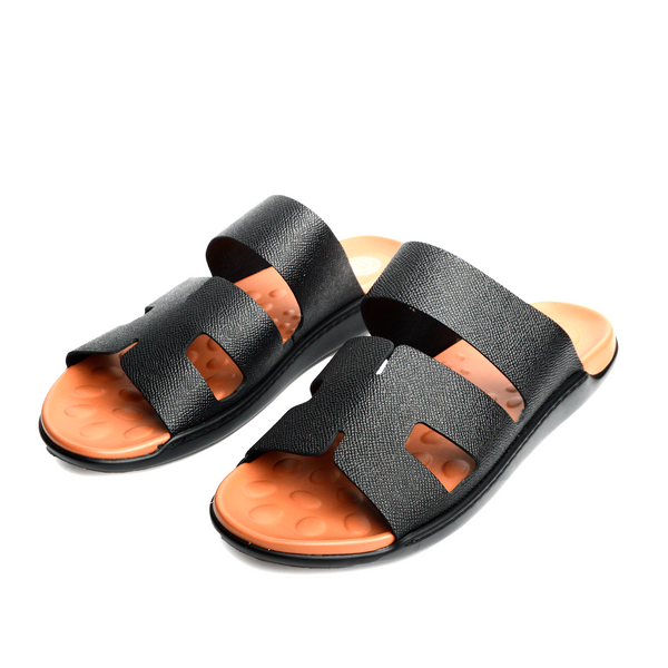 Sandale 203H En Cuir Noir