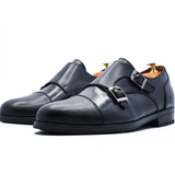 CHAUSSURE CLASS EN CUIR MARRON RF 716