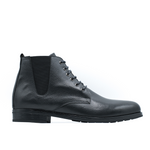 BOTTINE EN CUIR NOIR Rf 793