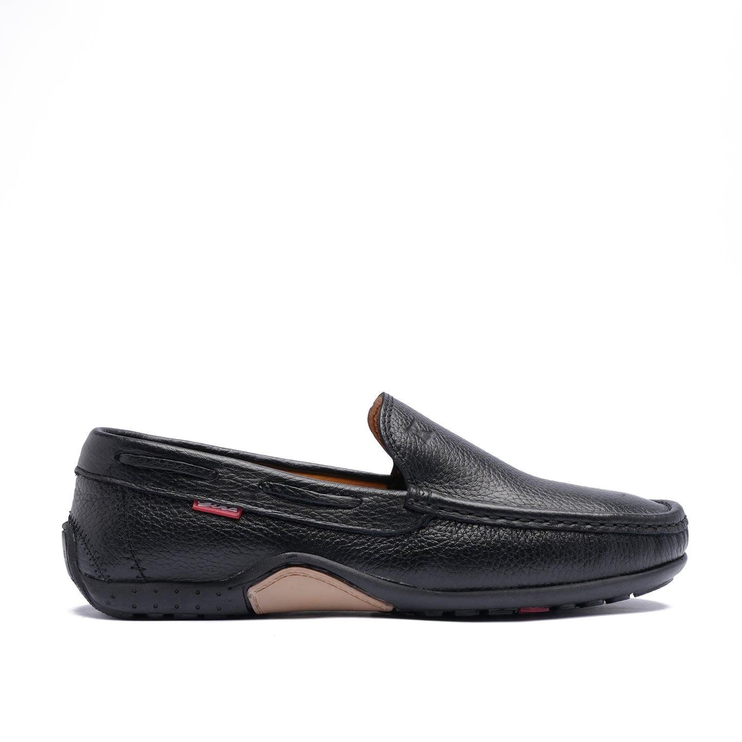 Grand Seigneur BMN Mocassin En Cuir noir