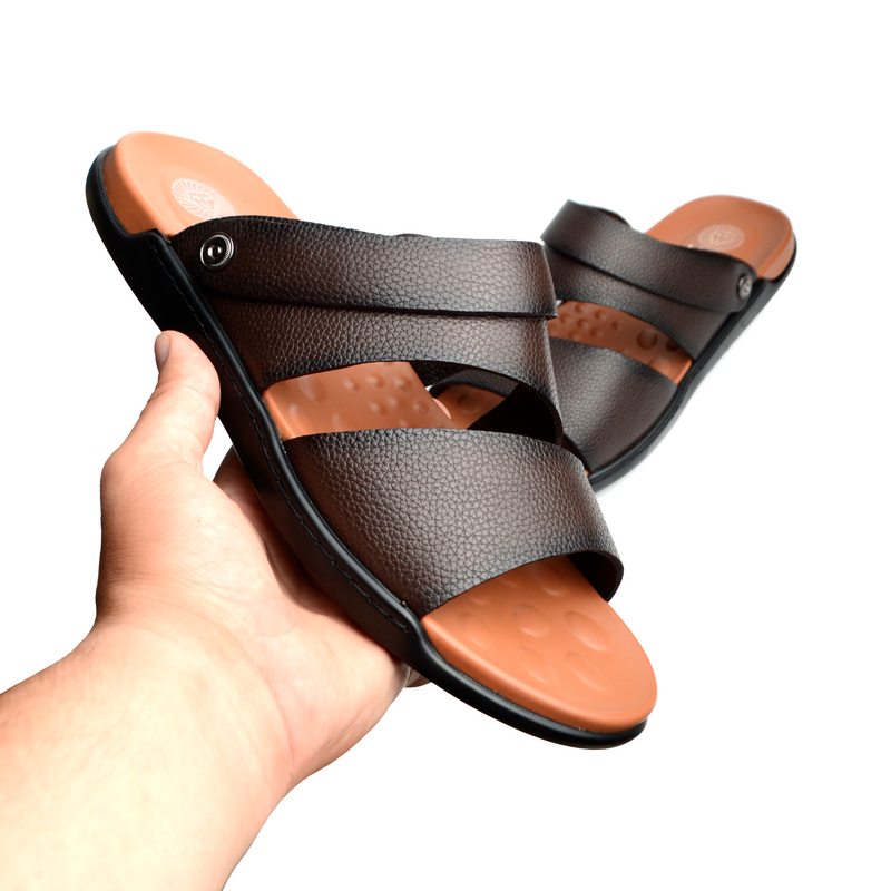 Sandale 103S En Cuir MARRON
