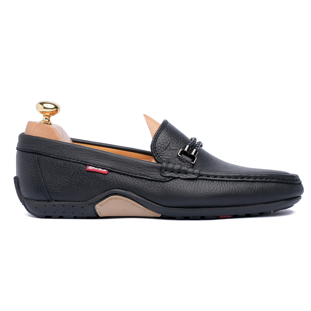 Grand Seigneur H Mocassin En Cuir BLEU