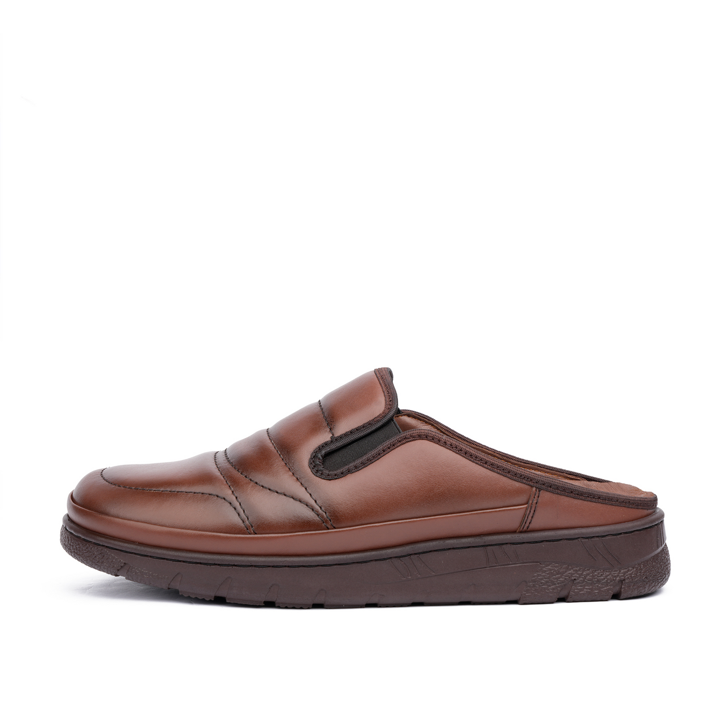 Sabot EVA En Cuir Marron