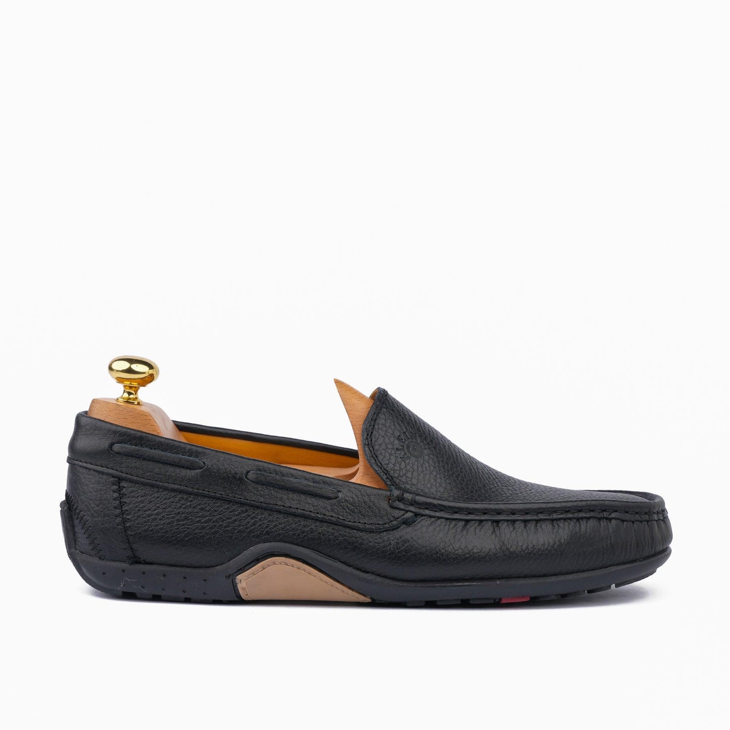 Grand Seigneur BMN Mocassin En Cuir noir