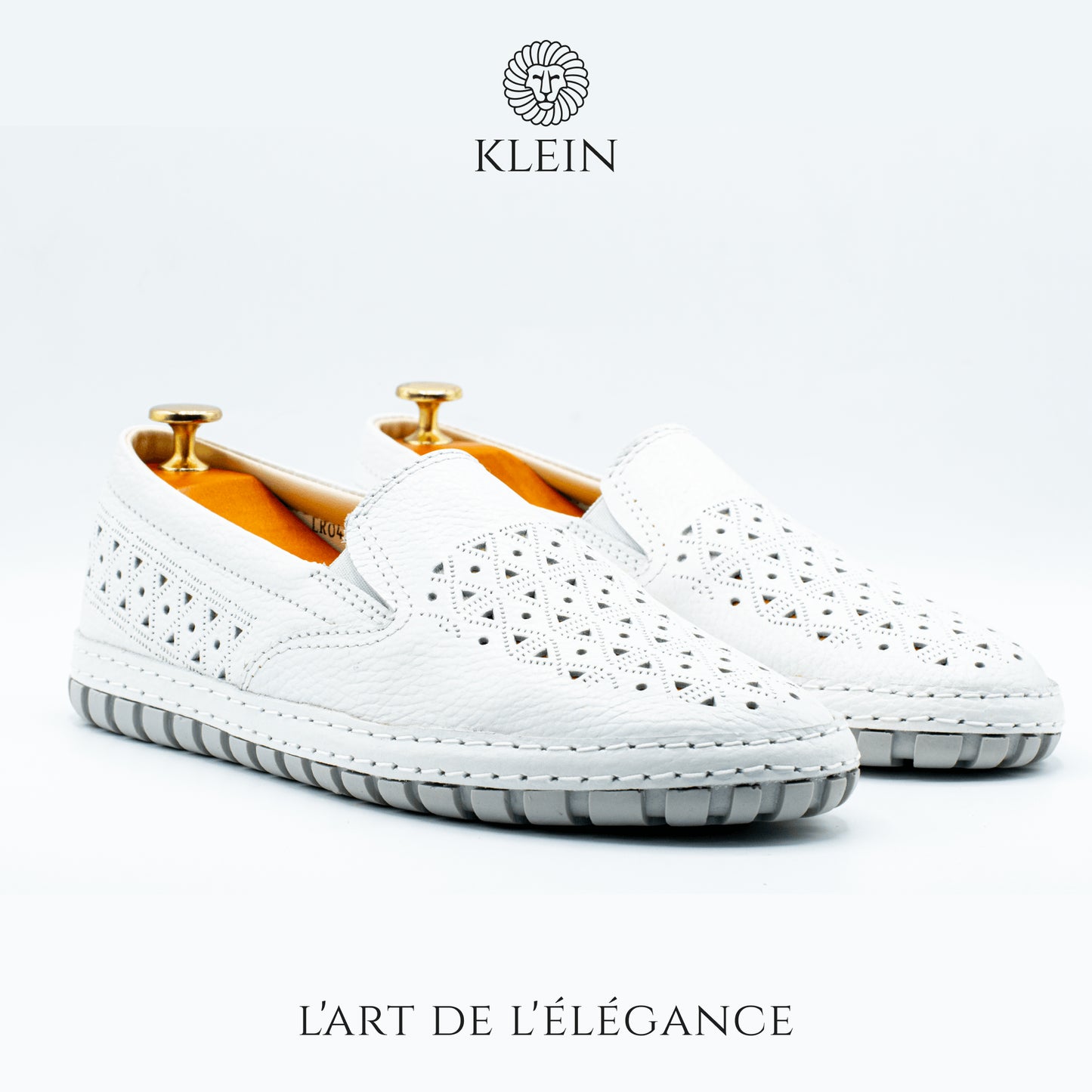 CONFORT TOP BOSS  EN CUIR BLANC