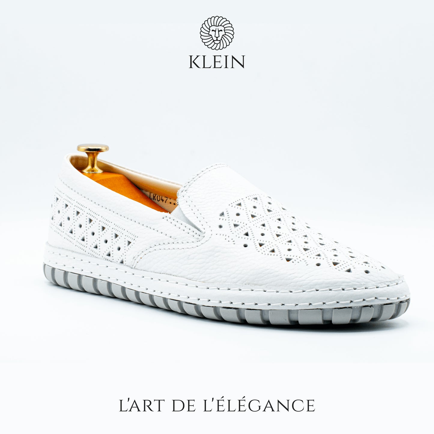 CONFORT TOP BOSS  EN CUIR BLANC