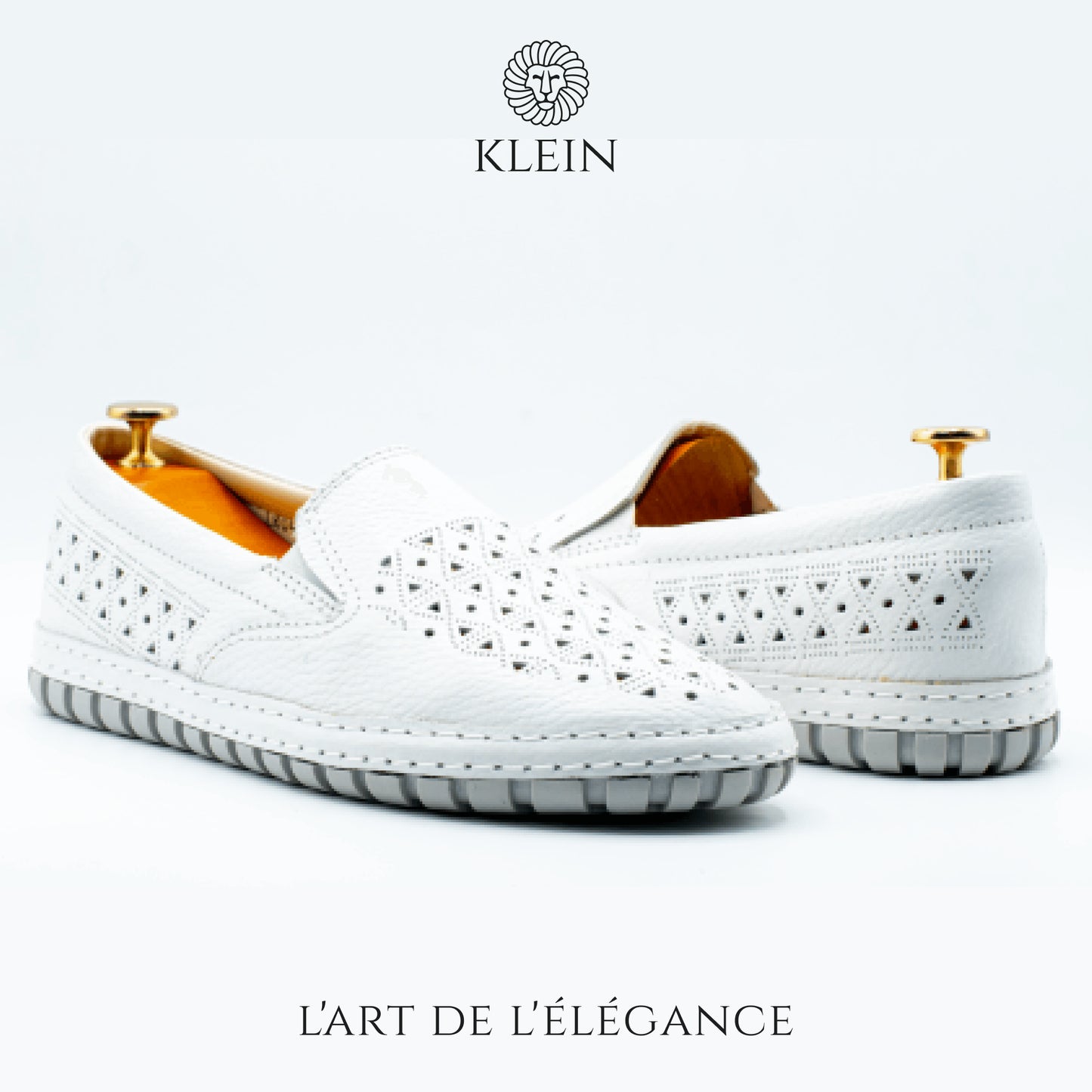 CONFORT TOP BOSS  EN CUIR BLANC