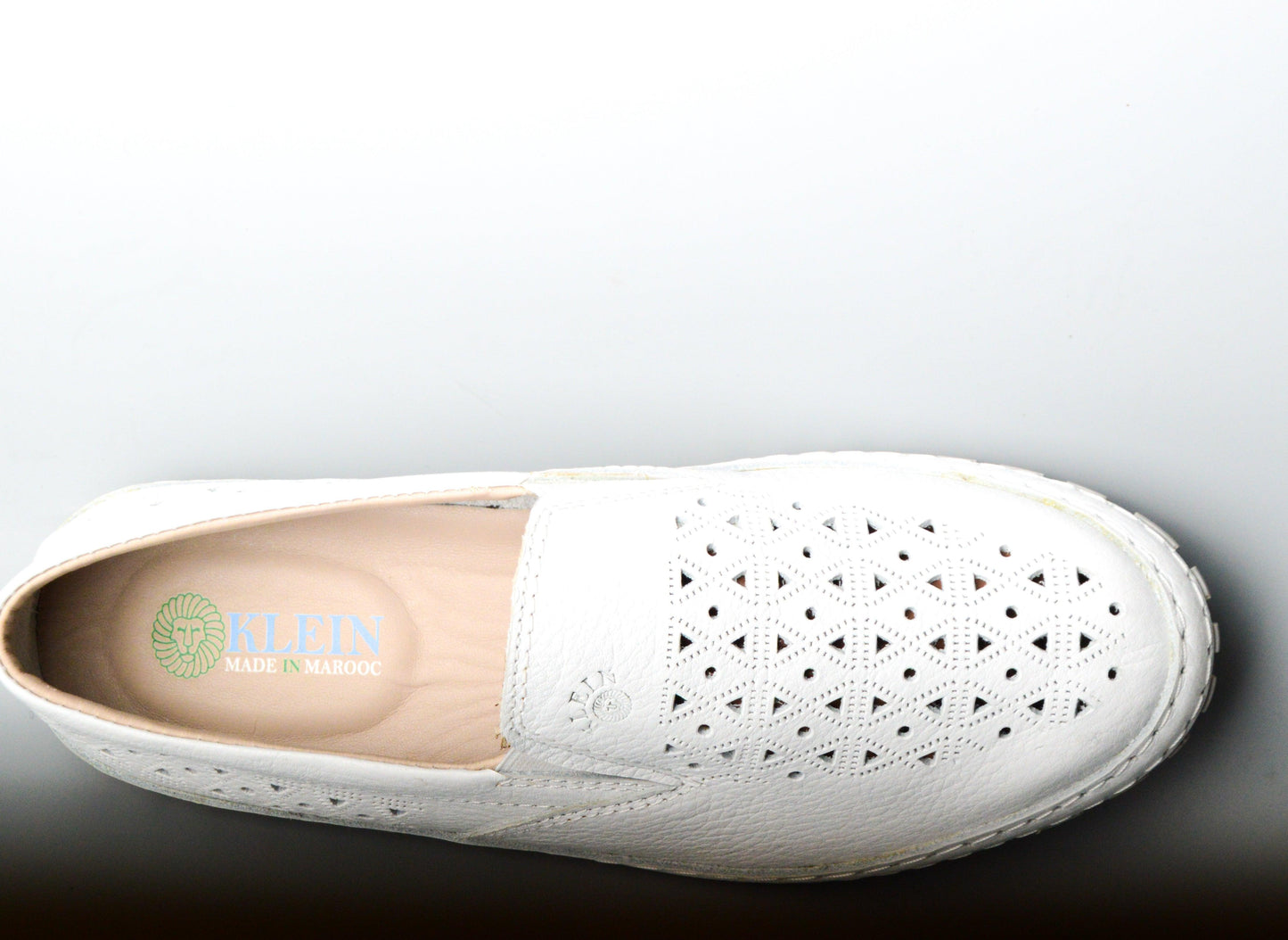 CONFORT TOP BOSS  EN CUIR BLANC