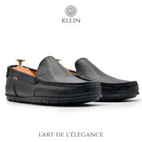 MOCASSIN MONACO MARRON EN CUIR