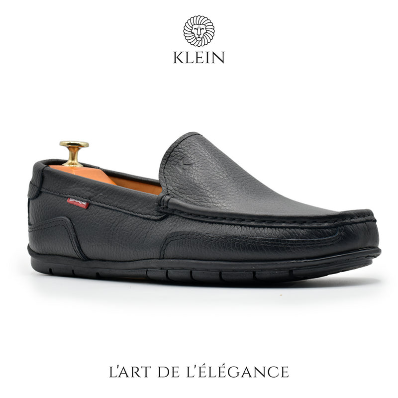 MOCASSIN MONACO MARRON EN CUIR