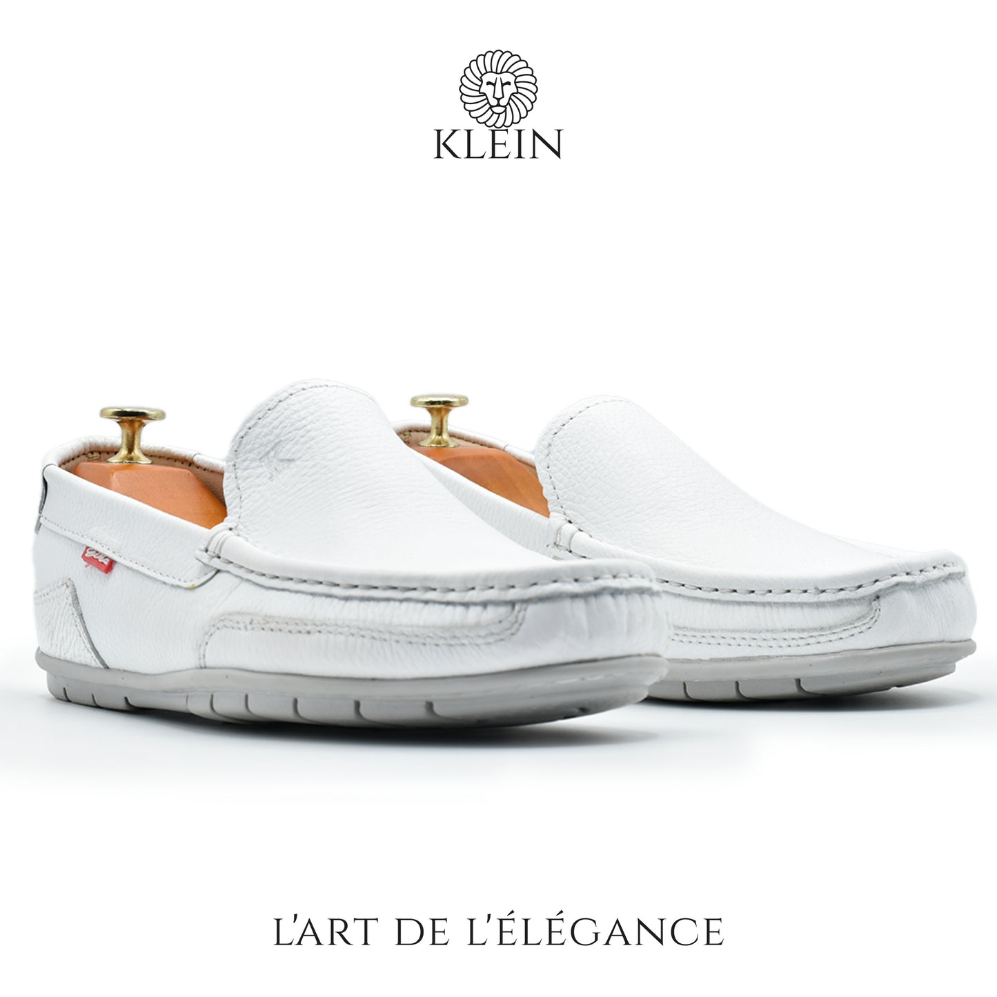 MOCASSIN MONACO MARRON EN CUIR