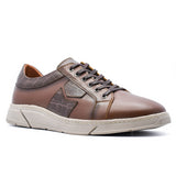 BASKETS EN CUIR MARRON RF019