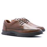 BASKETS EN CUIR MARRON RF795