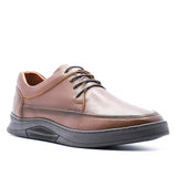 BASKETS EN CUIR MARRON RF795