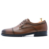 CHAUSSURE CLASS EN CUIR NOIR RF 711