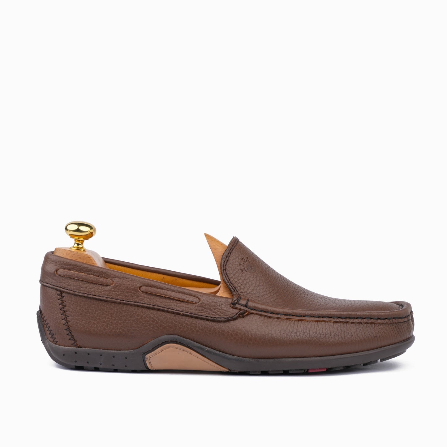 Grand Seigneur BMN Mocassin En Cuir Tabac
