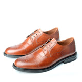 RICHELIEU CHAUSSURE CLASS EN CUIR TABAC