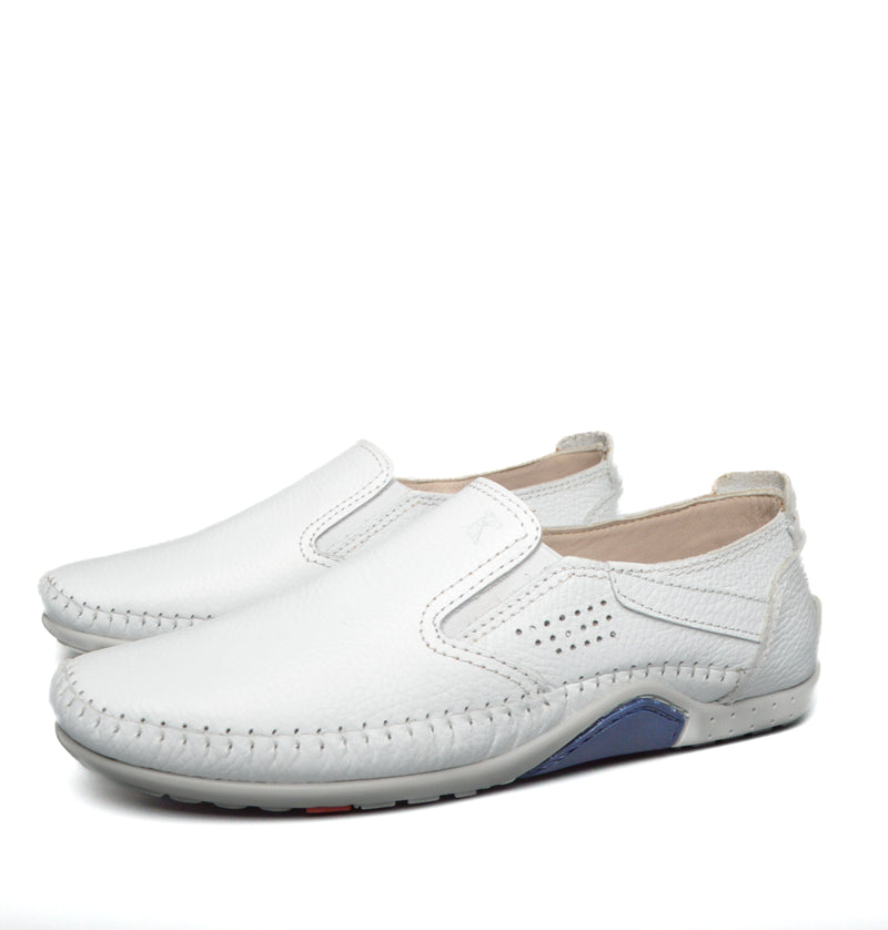 Grand Seigneur S Mocassin En Cuir BLANC