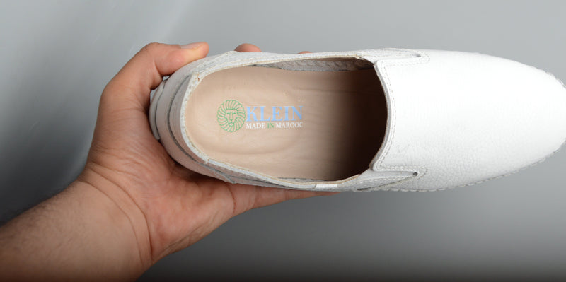 Grand Seigneur S Mocassin En Cuir BLANC