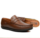 Alonzo Mocassin En Cuir Marron