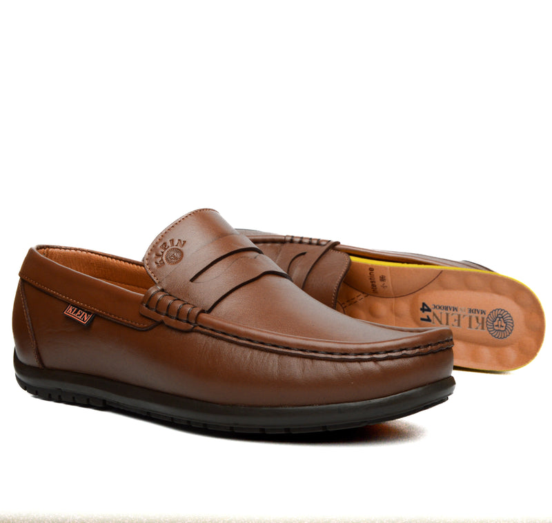 Alonzo Mocassin En Cuir Marron