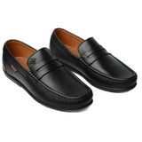 Alonzo Mocassin En Cuir Noir