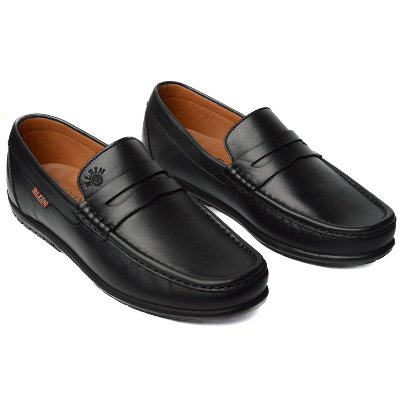 Alonzo Mocassin En Cuir Noir