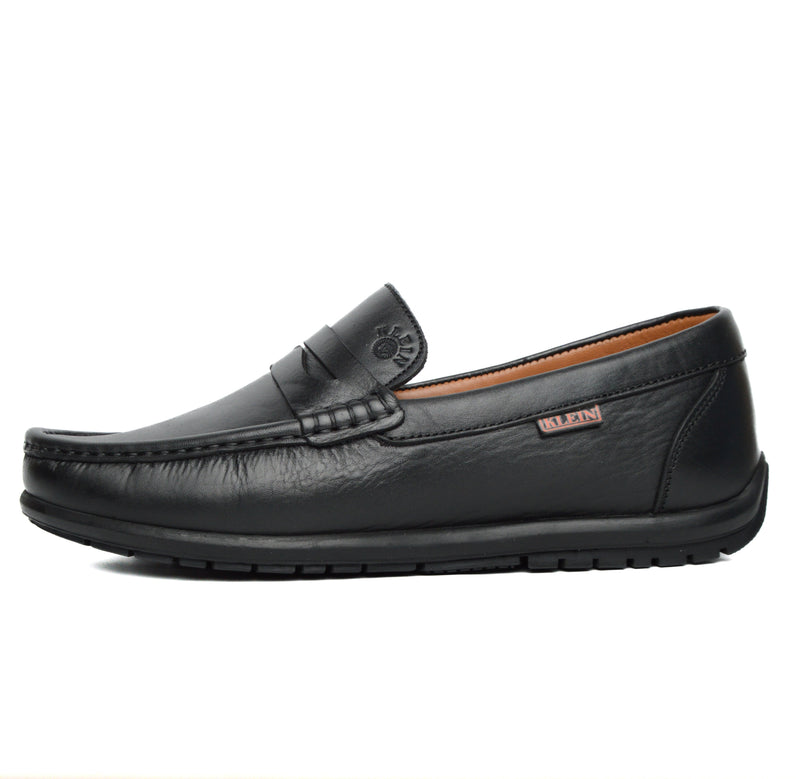 Alonzo Mocassin En Cuir Noir
