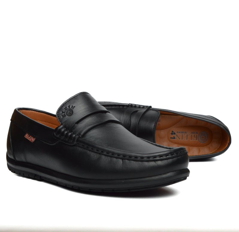 Alonzo Mocassin En Cuir Noir