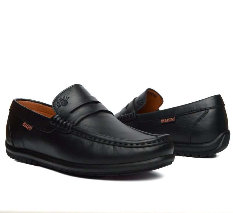 Alonzo Mocassin En Cuir Noir