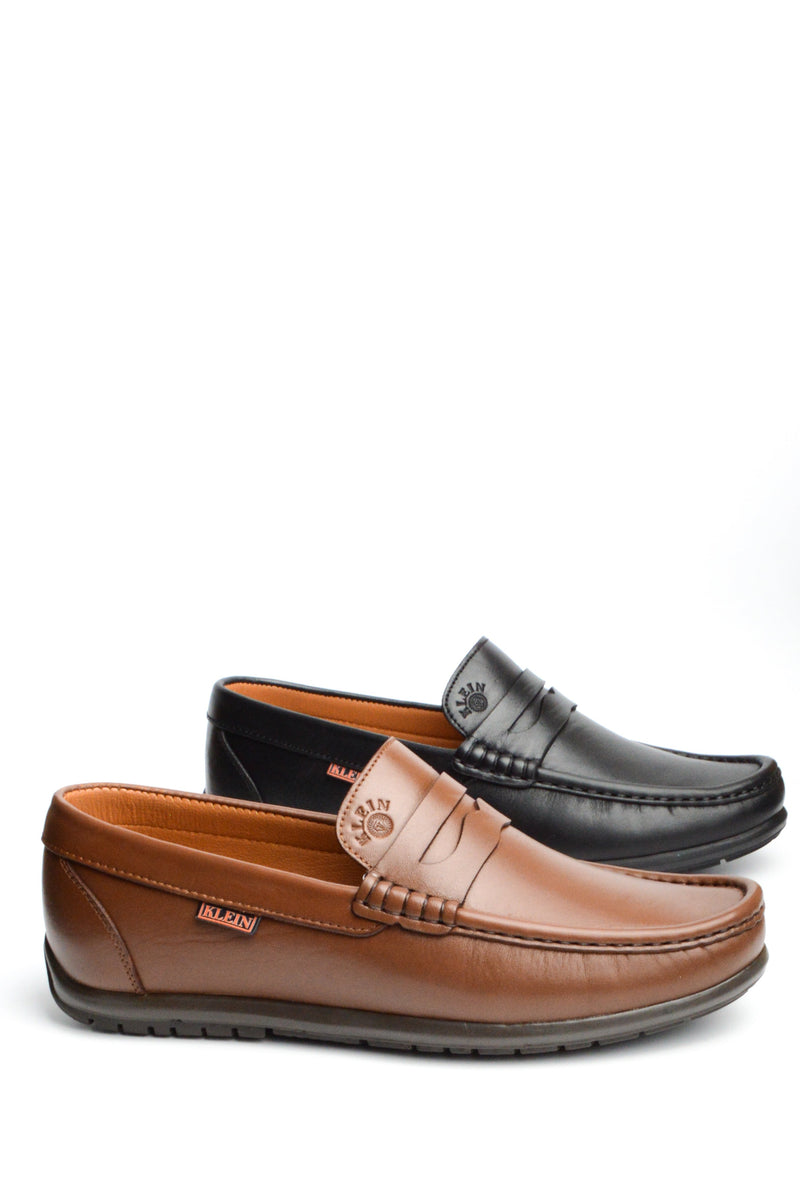Alonzo Mocassin En Cuir Noir
