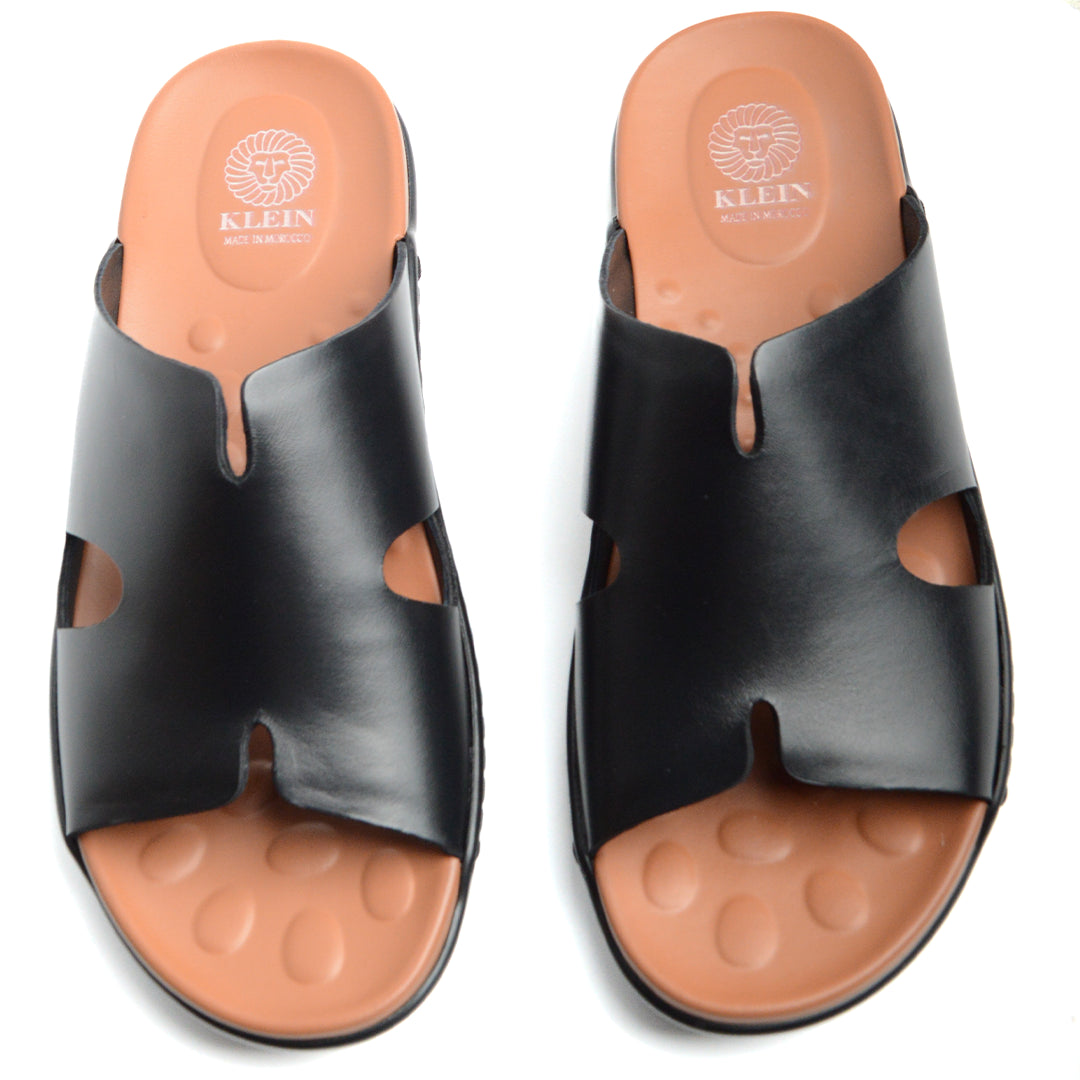 Sandale Grand Seigneur H En Cuir Noir