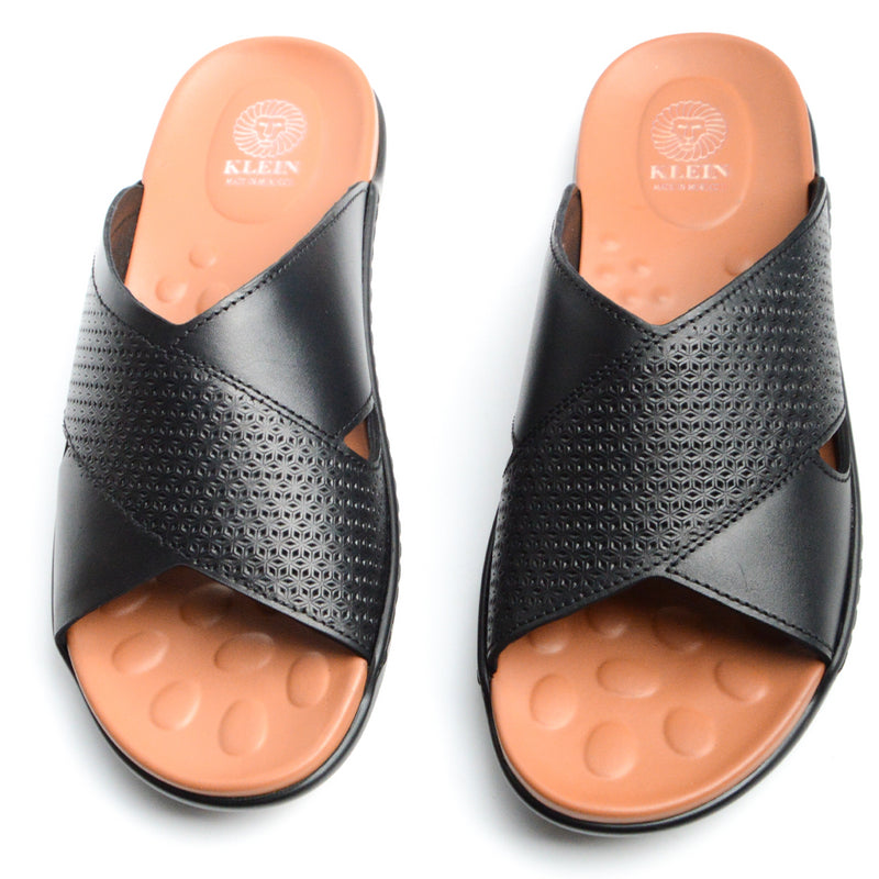 Sandale Boss En Cuir Noir