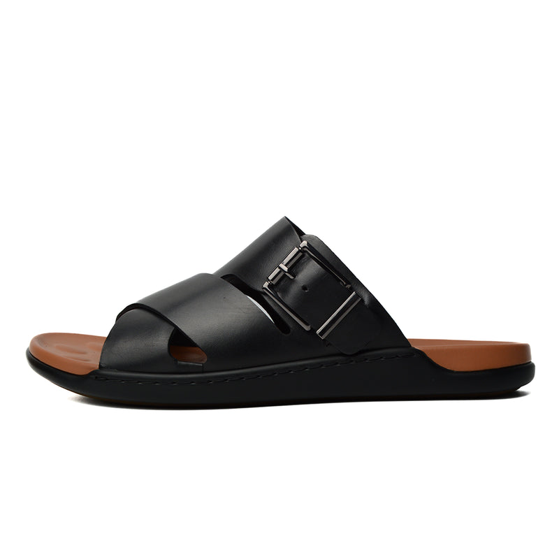 Sandale Sandro En Cuir Noir