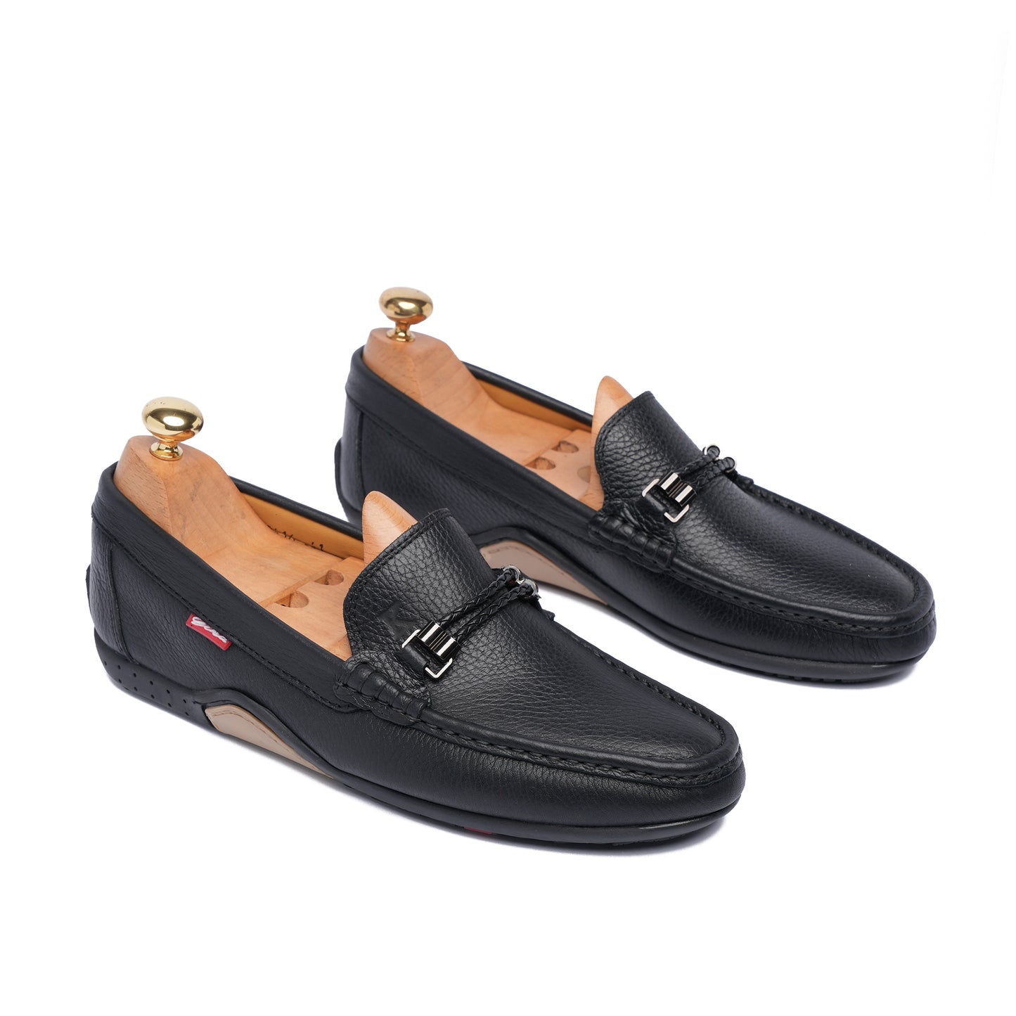 Grand Seigneur H Mocassin En Cuir NOIR