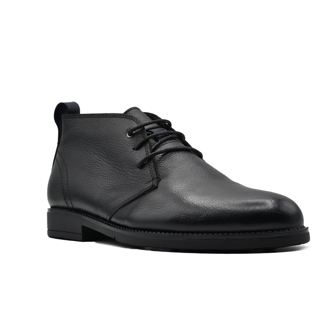 BOTTINE EN CUIR Derby noir