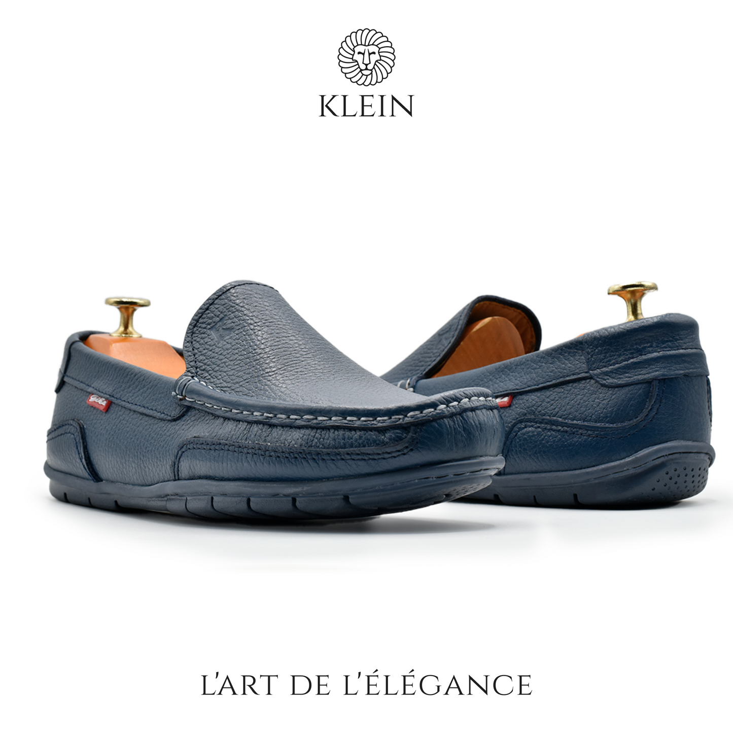 MOCASSIN MONACO BLANC EN CUIR