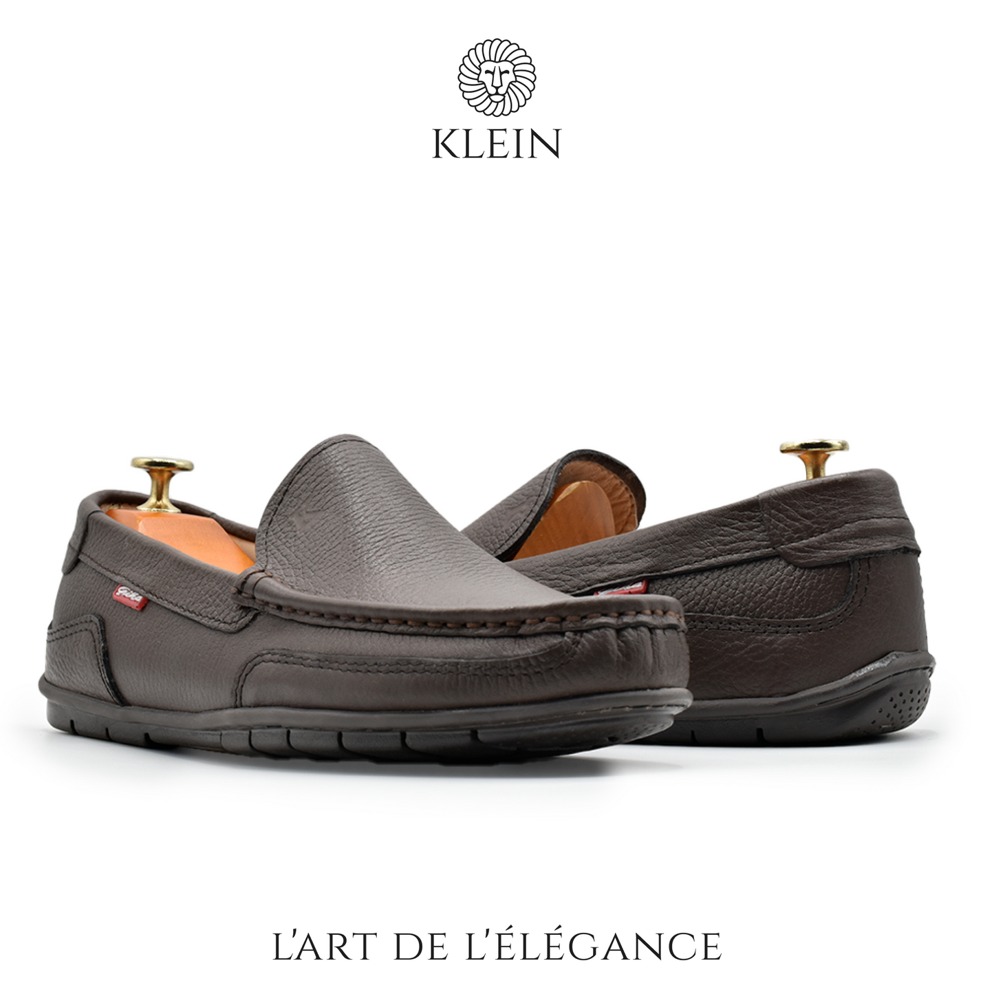 MOCASSIN MONACO BLANC EN CUIR