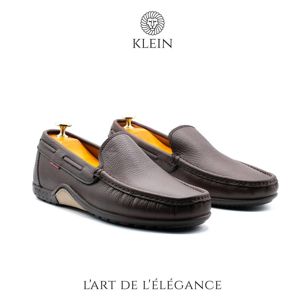 Grand Seigneur BMN Mocassin En Cuir MARRON