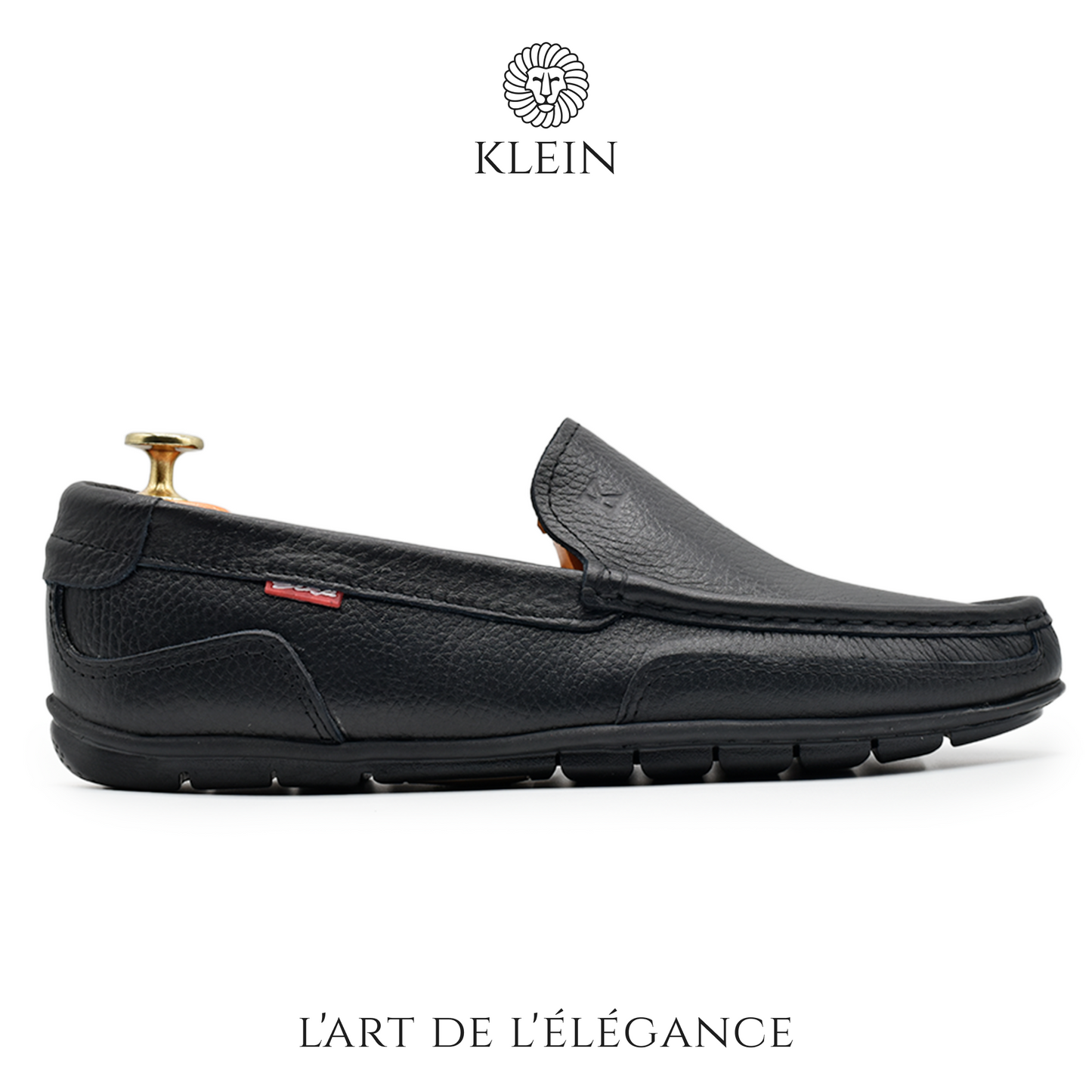 MOCASSIN MONACO BLANC EN CUIR