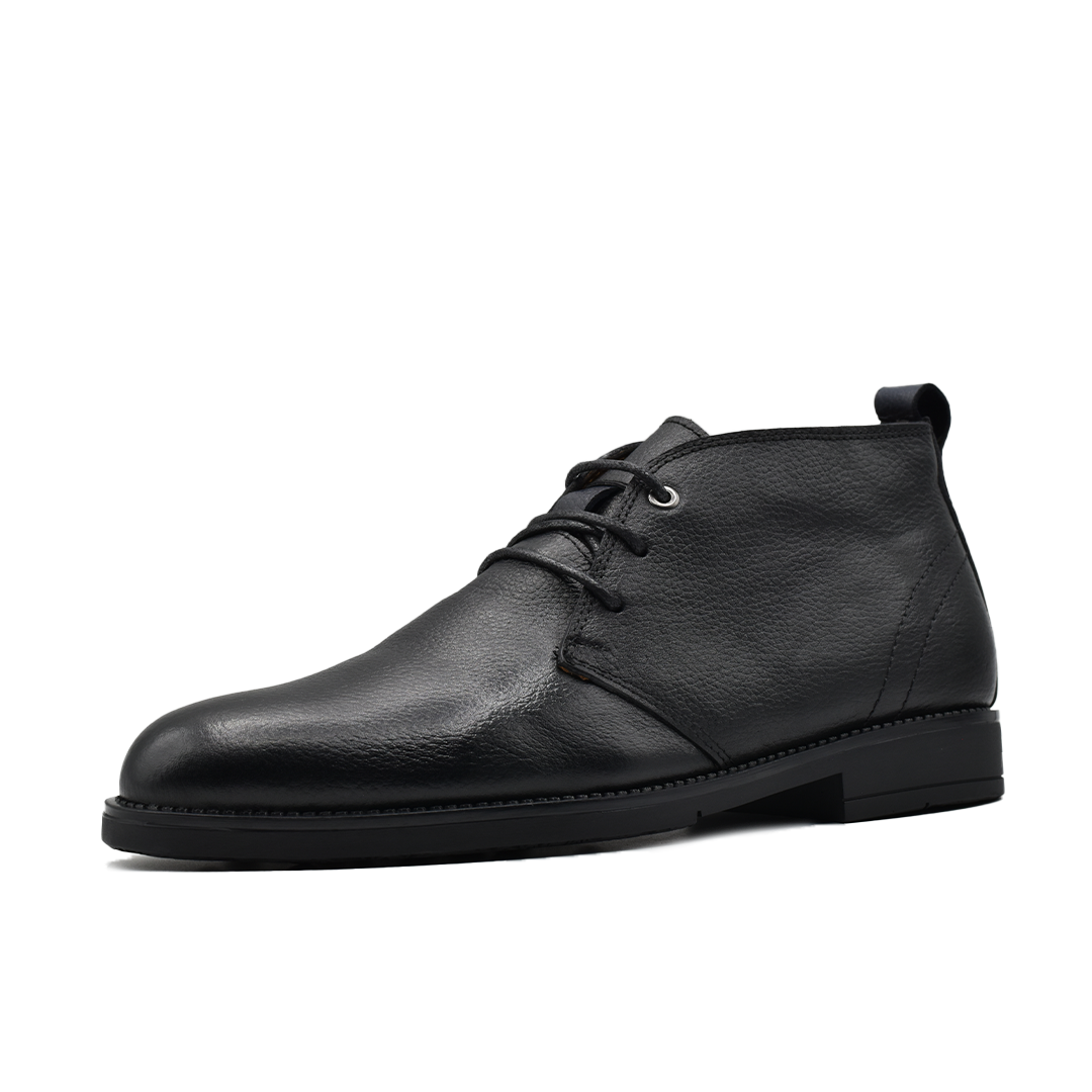 BOTTINE EN CUIR Derby noir