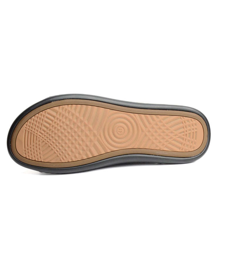 Sandale Grand Seigneur H En Cuir Noir