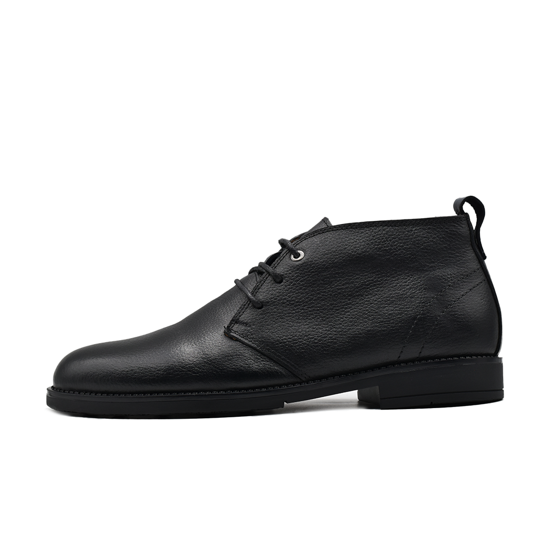 BOTTINE EN CUIR Derby noir