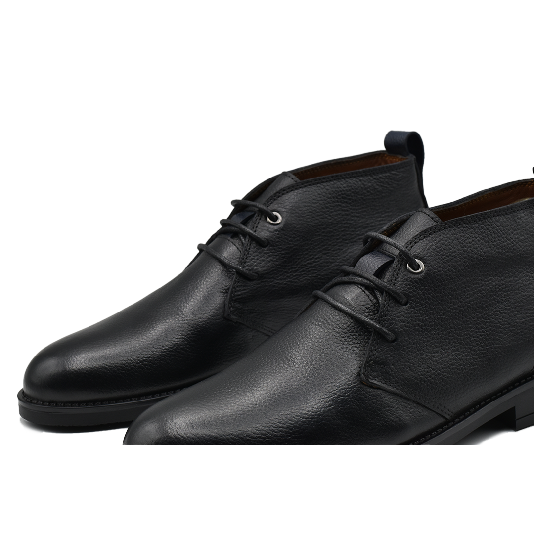 BOTTINE EN CUIR Derby noir