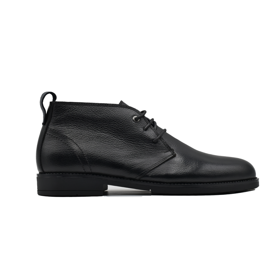 BOTTINE EN CUIR Derby noir