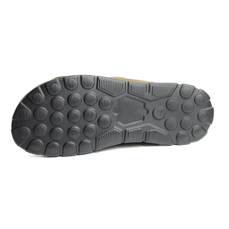 Sandale BREK En CUIR DAIM MARRON
