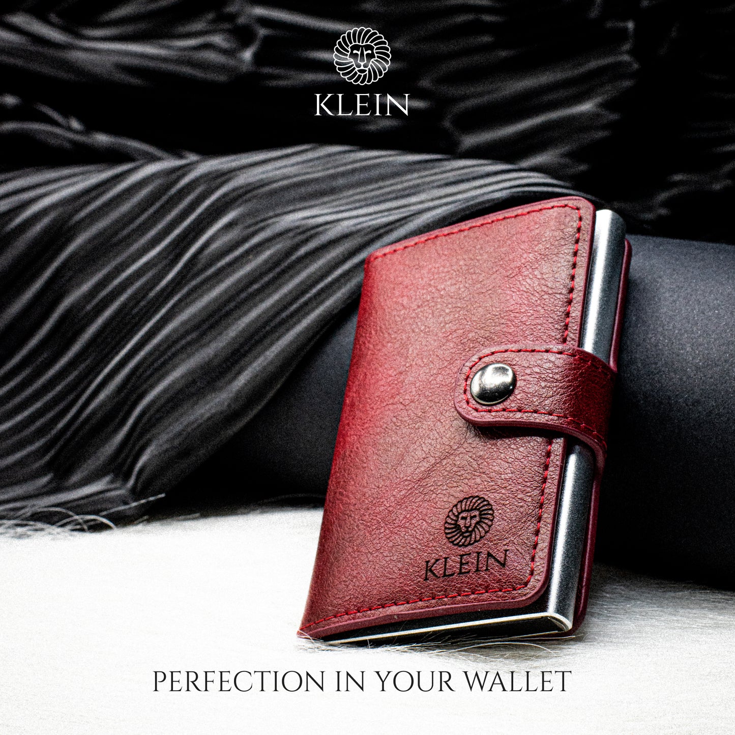 MINIWALLET RED KLEIN VINTAGE